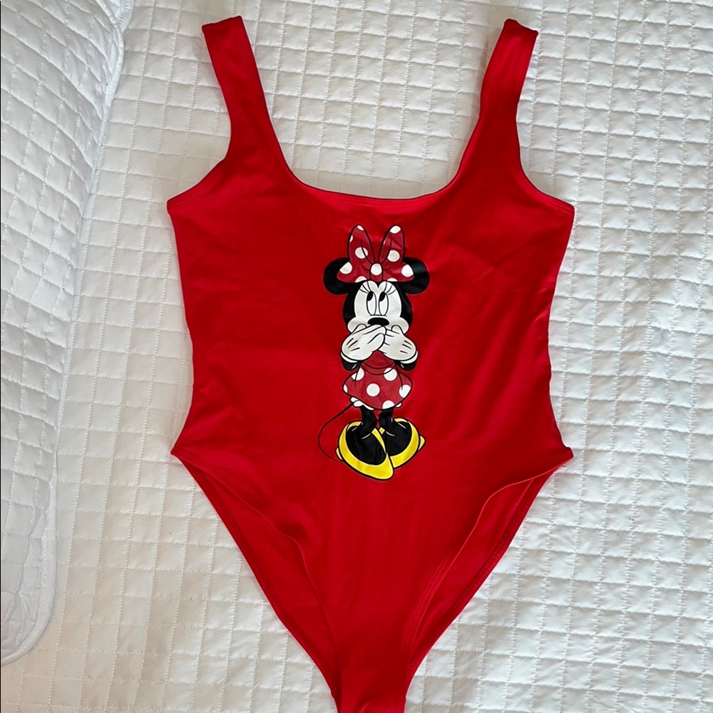 Red Minnie Mouse Swimsuit